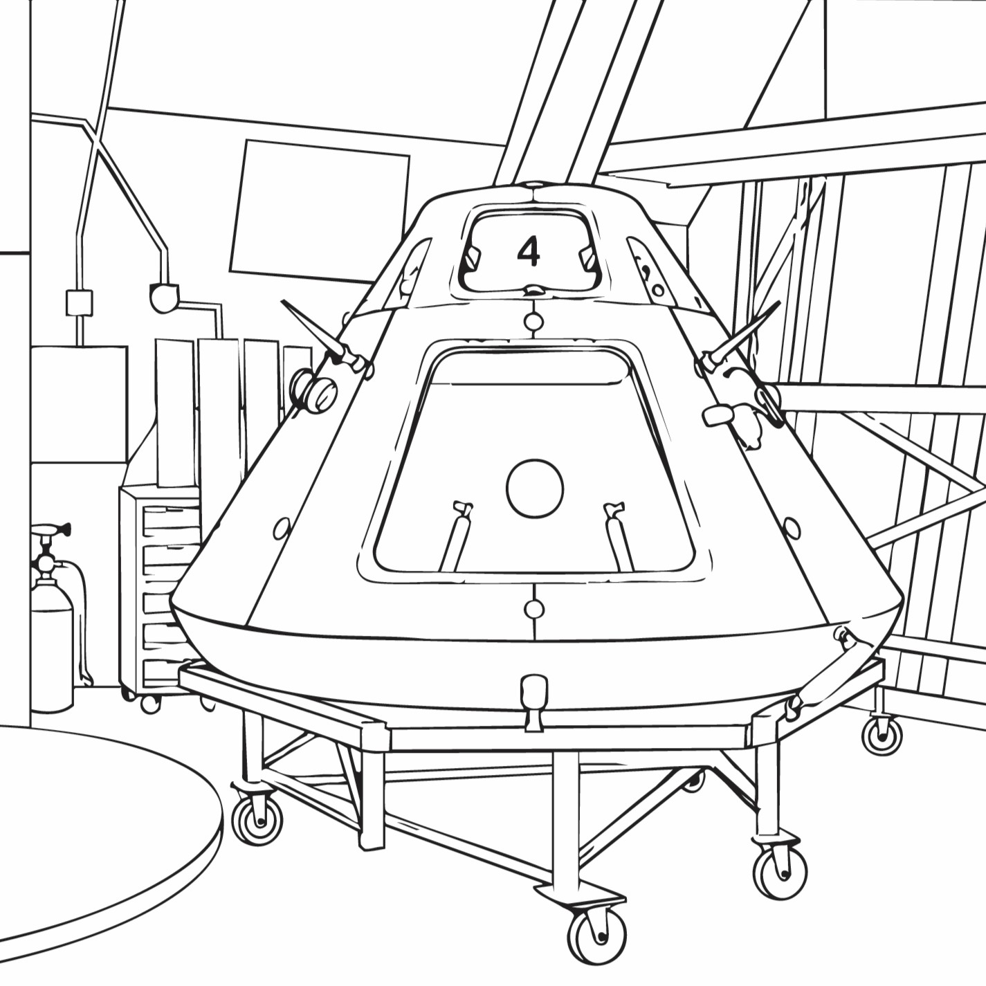 Copenhagen Bauhaus colouring book illustration copenhagen suborbitals